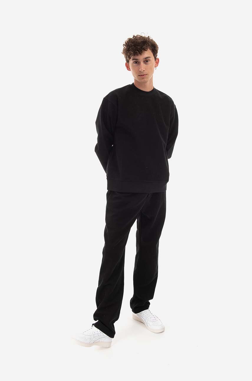 Mikina Stampd Sweatshirt Crewneck Čierna | SLA.M2981SW, 1