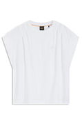 Relaxed-fit T-shirt in cotton jersey with handwritten logo