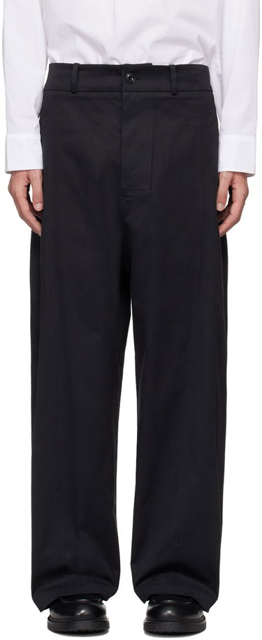 Nohavice sage NATION SAGE NATION Welt Trousers Čierna | S019 WELT TROUSER, 0
