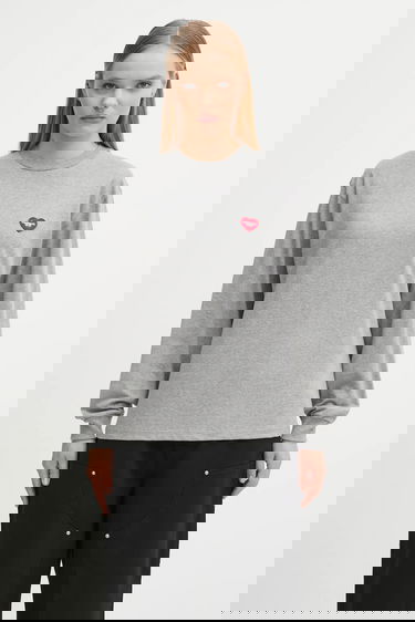 Tričko Carhartt WIP Long Sleeve Heart Patch T-Shirt Šedá | I035469.39NXX, 0