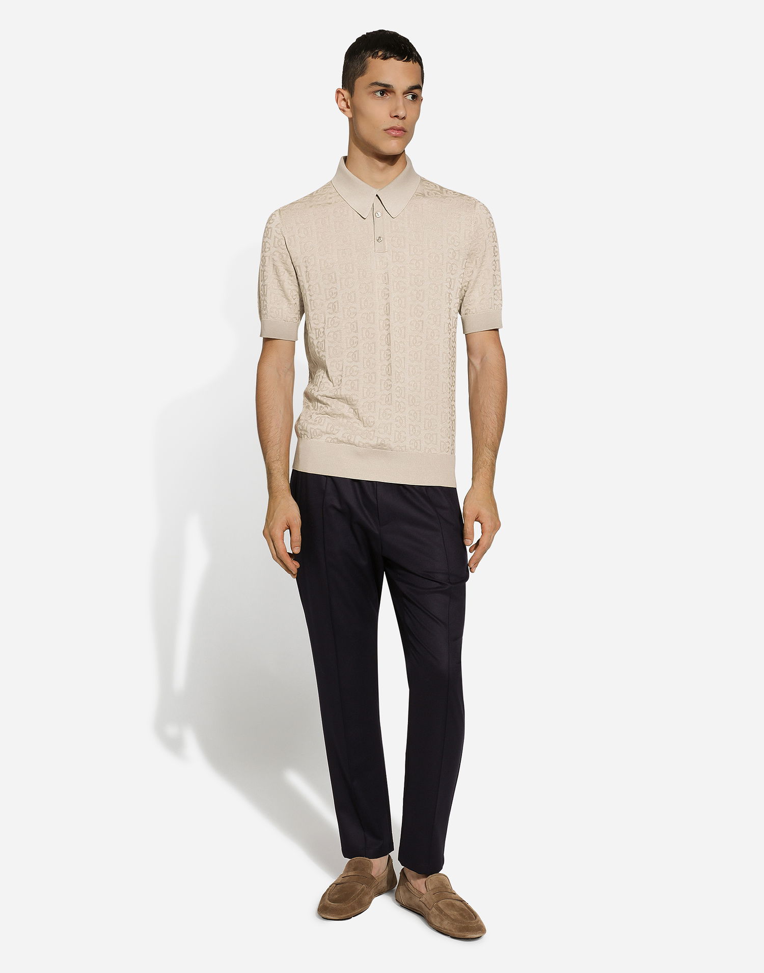 Tepláky Dolce & Gabbana Dolce & Gabbana Wool Jogging Pants Čierna | GYACETGI550B0665, 1