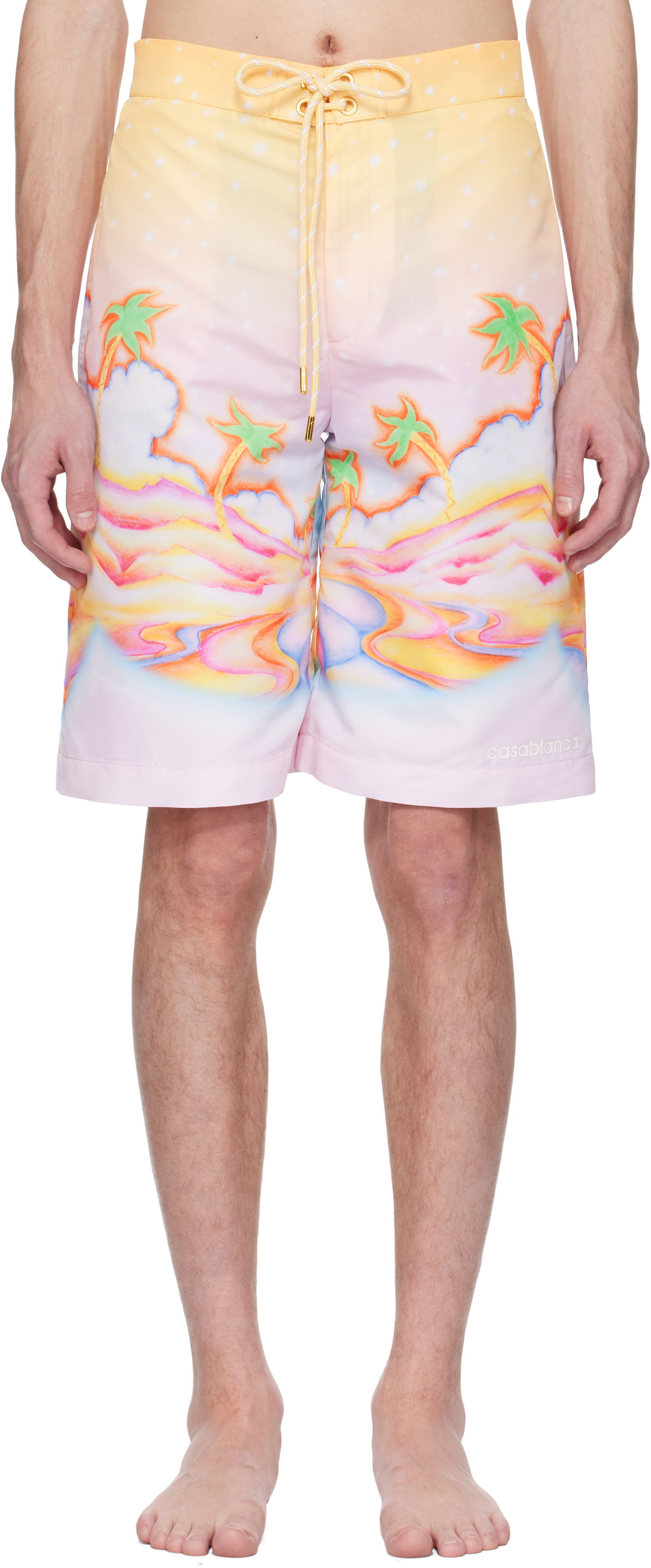 Plavky Casablanca Casablanca Psychedelic Nirvana Swim Shorts Rôznofarebný | MS25-SWM-049-01, 0