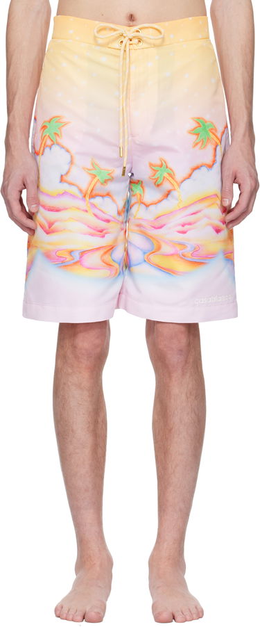 Plavky Casablanca Casablanca Psychedelic Nirvana Swim Shorts Rôznofarebný | MS25-SWM-049-01, 0
