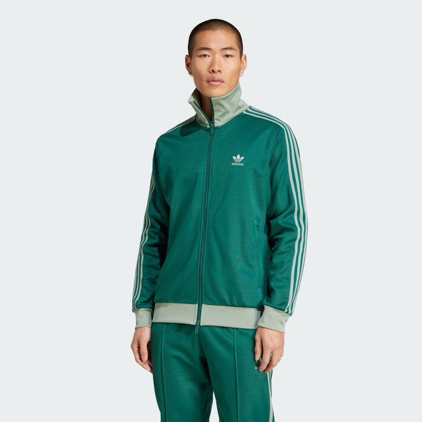 Mikina adidas Performance Adicolor Classics Beckenbauer Track Jacket Zelené | JP2520