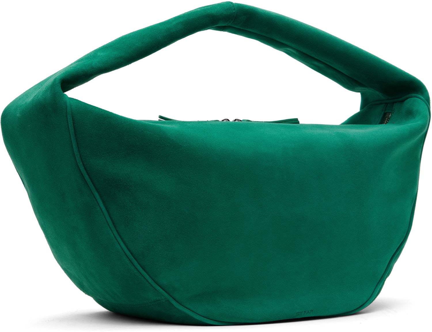 Taška cez rameno BY FAR BY FAR Maxi Cush Suede Shoulder Bag Zelené | MWBSB022KL007GR047PL, 1