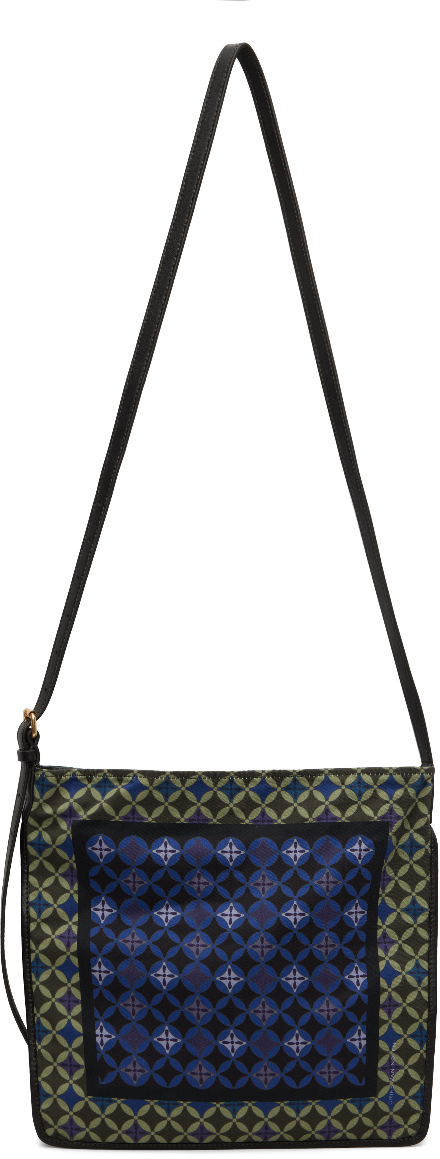 Tote bag Dries Van Noten Dries Van Noten Scarf Print Tote Bag Zelené | 252-011503-791, 0