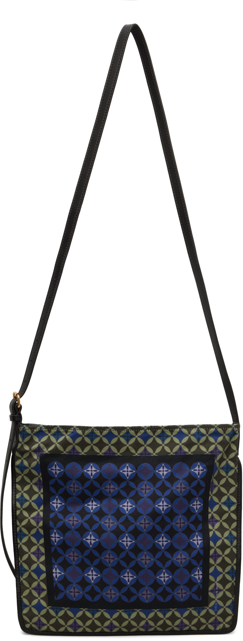 Tote bag Dries Van Noten Dries Van Noten Scarf Print Tote Bag Zelené | 252-011503-791