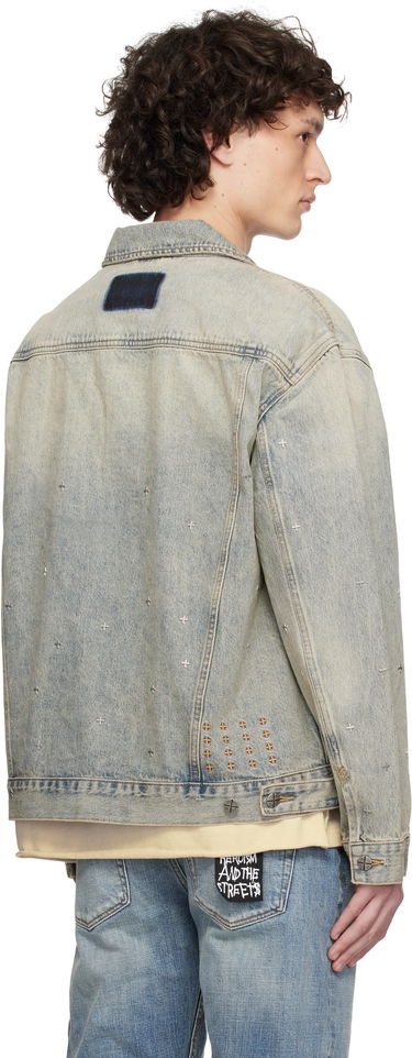 Bunda Ksubi Ksubi Oh G Stagelight Metalik Denim Jacket Modrá | MSP25JK010, 2