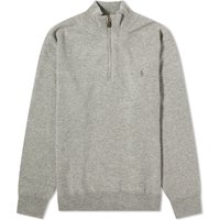 Lambswool Half Zip Crewneck