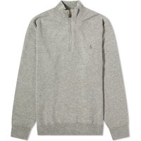 Sveter Polo by Ralph Lauren Lambswool Half Zip Crewneck Šedá | 710876756009, 1