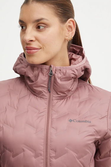 Prešívaná bunda Columbia Columbia Delta Ridge Women's Hooded Insulated Jacket Ružová | 2088213, 3