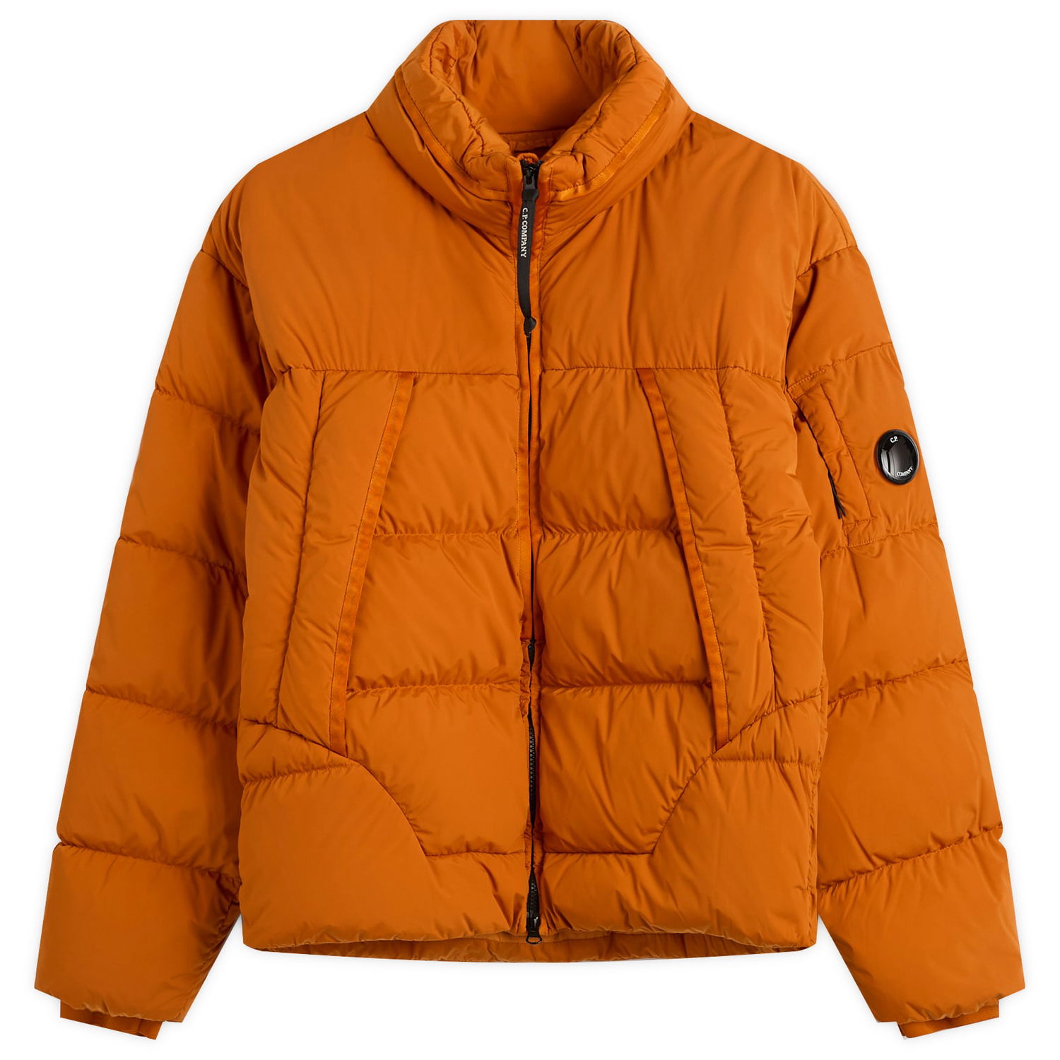 Prešívaná bunda C.P. Company Nycra R Jacket Oranžová | 19CMOW239A-005864G-434, 1