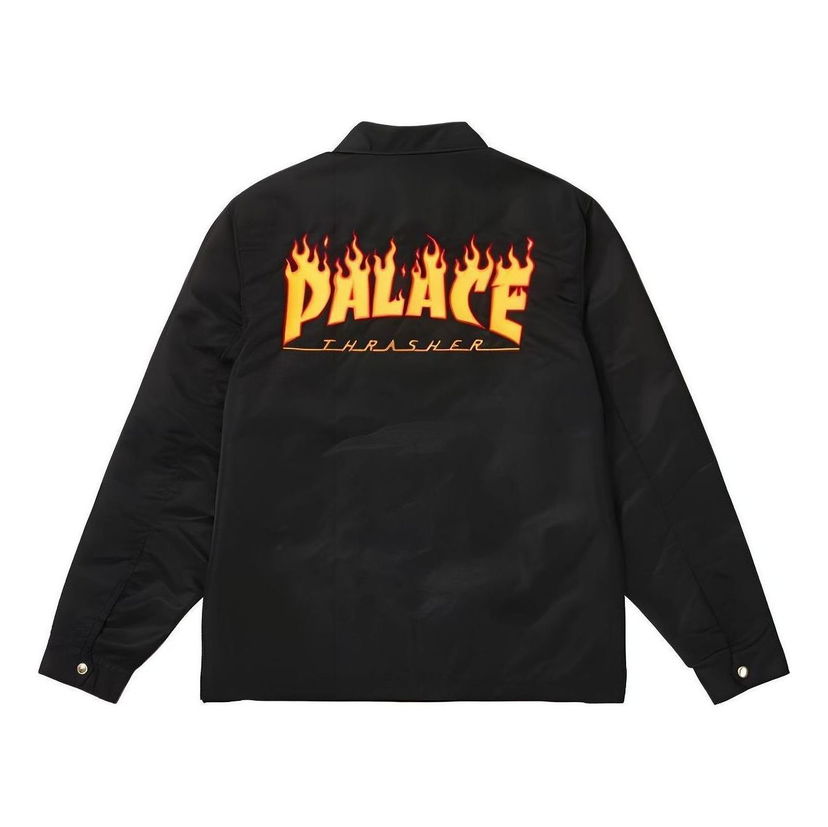 Vetrovka Palace Palace x Thrasher Coach Jacket Čierna | P25THJK001