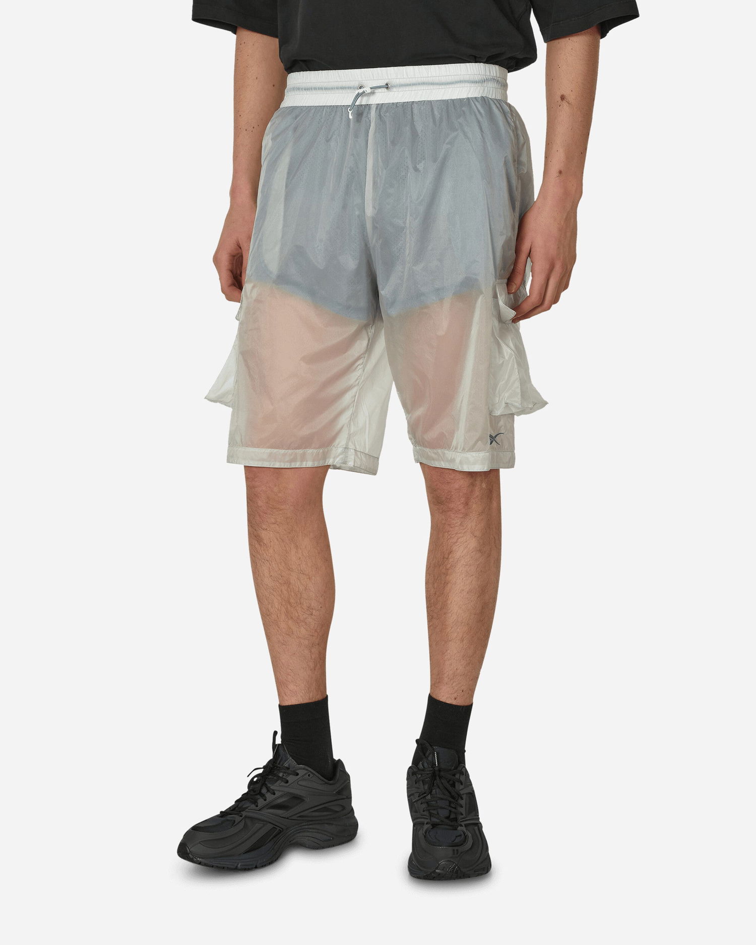 Šortky Reebok See Through Shorts Crystal Blue Modrá | RMCB002C99FAB001, 1