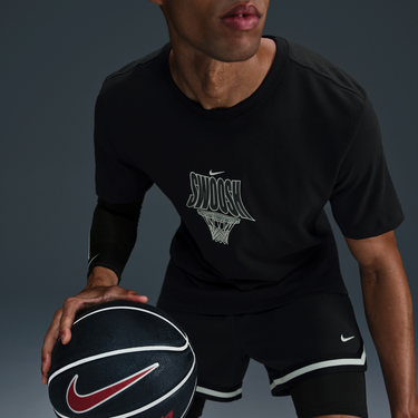 Tričko Nike Dri-FIT Basketball T-Shirt Čierna | HJ3466-010, 4