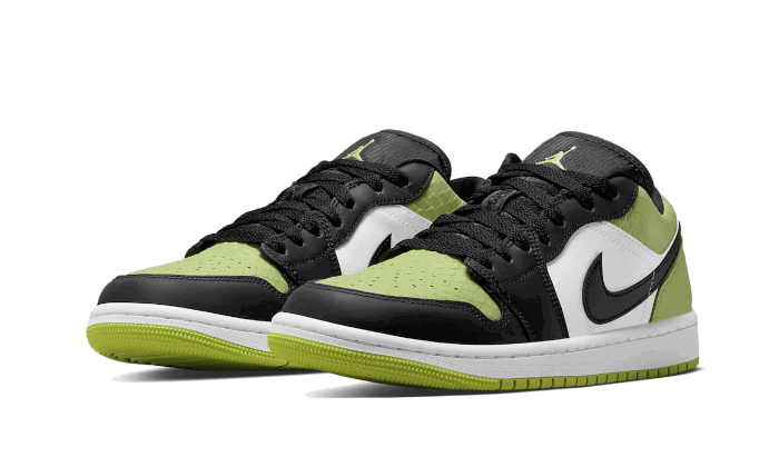 Air Jordan 1 Low SE "Vivid Green Snakeskin" W