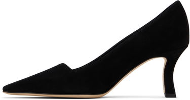 Starostlivosť o obuv Manolo Blahnik Manolo Blahnik Moiralo Suede Heels Čierna | 225-1811, 2