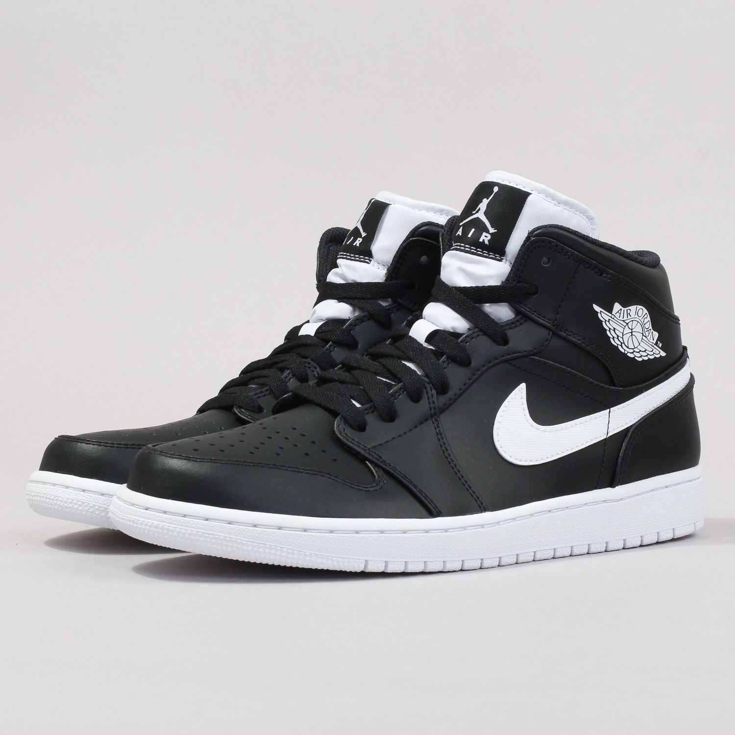 Tenisky a topánky Jordan Air Jordan 1 Retro Mid "Black White" Čierna | 554724-038, 1