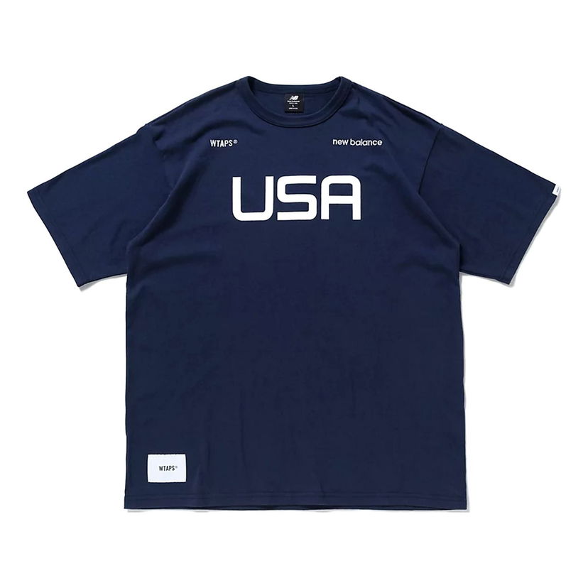Tričko New Balance WTAPS TC T-Shirt Modrá | MT01605E-CL