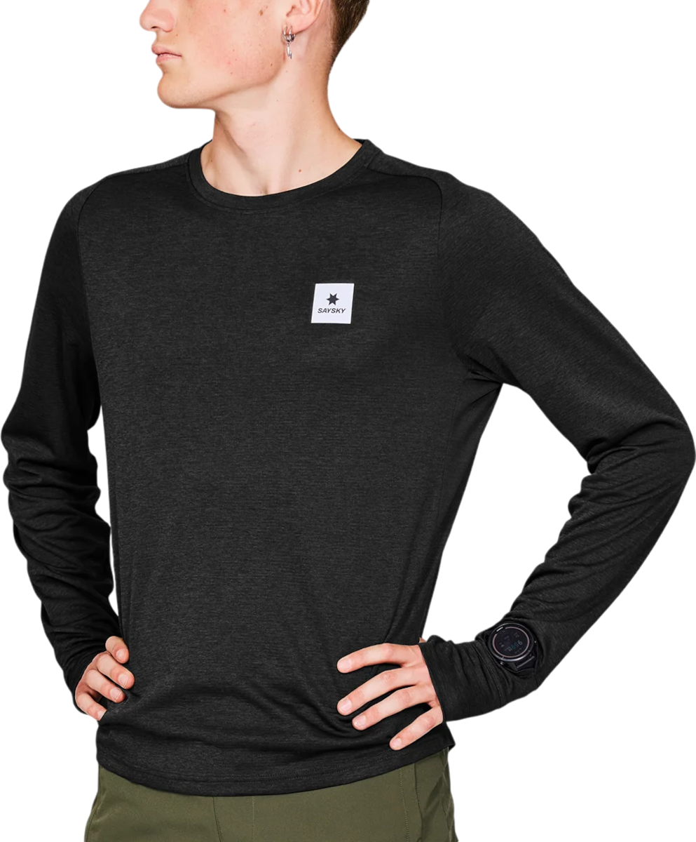 Tričko Saysky Saysky Flow Long Sleeve T-Shirt Čierna | mmrls60c9001, 0
