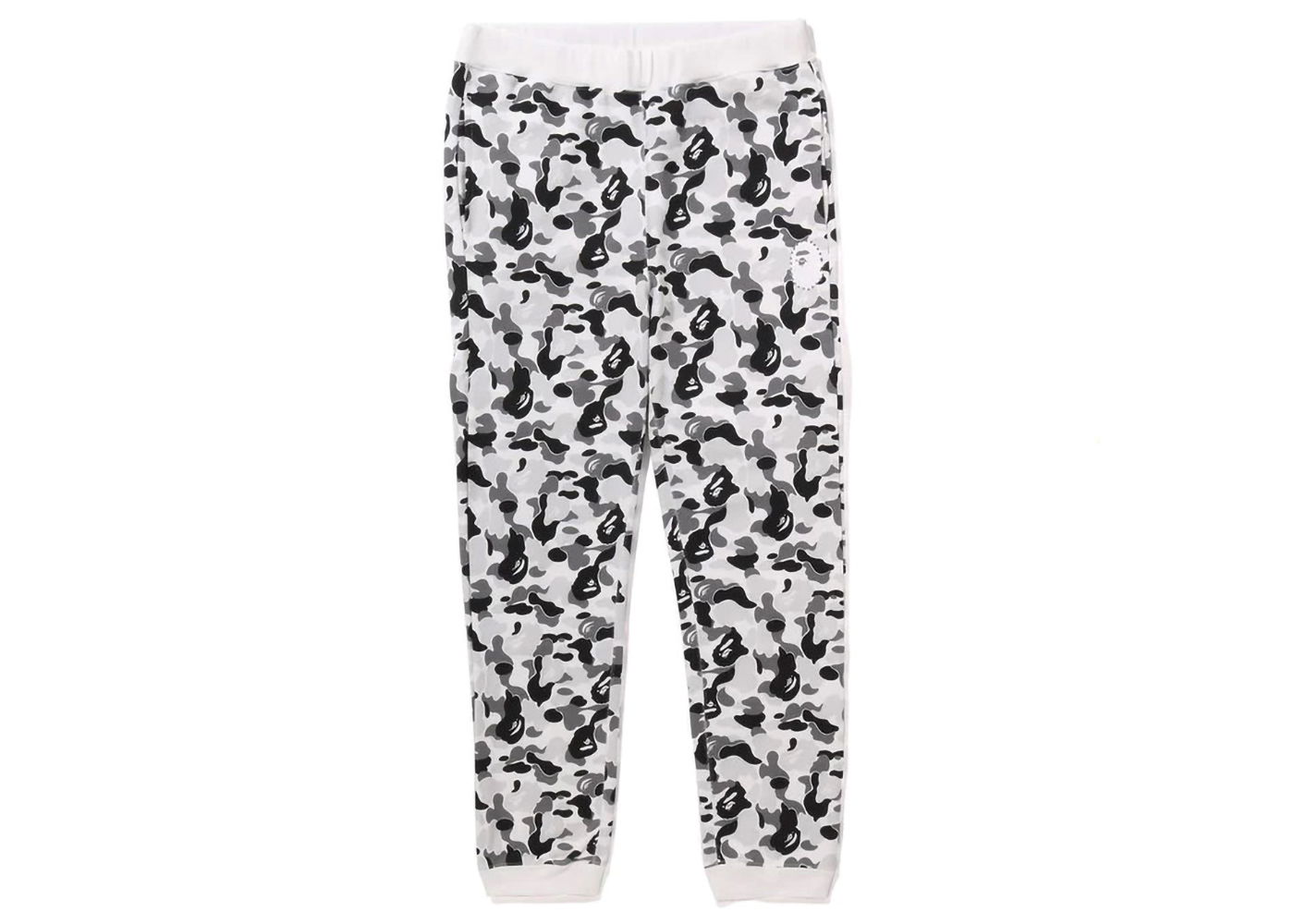 Tepláky BAPE BAPE ABC Camo Crystal Stone Sweat Pants Gray Biela | 1J80-152-020, 0