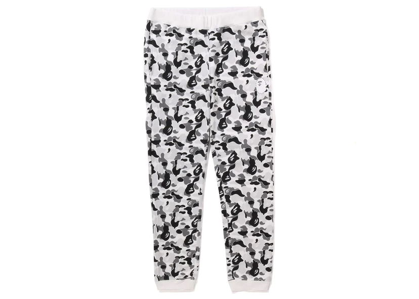 Tepláky BAPE BAPE ABC Camo Crystal Stone Sweat Pants Gray Biela | 1J80-152-020