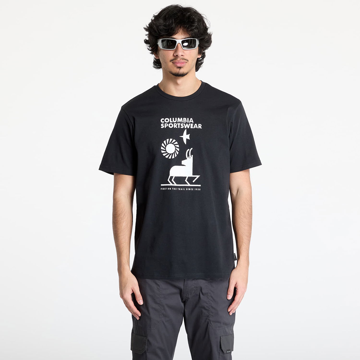 Tričko Columbia Columbia Explorers Canyon™ Short Sleeve T-Shirt Čierna | 2036441012, 0