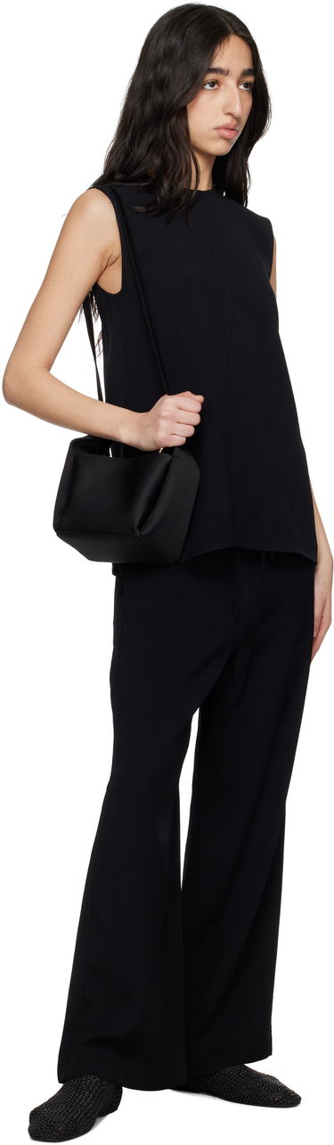 Kabelka TOTEME TOTEME Petite Satin Bucket Bag Čierna | 252-WAL0077-FB0391, 3