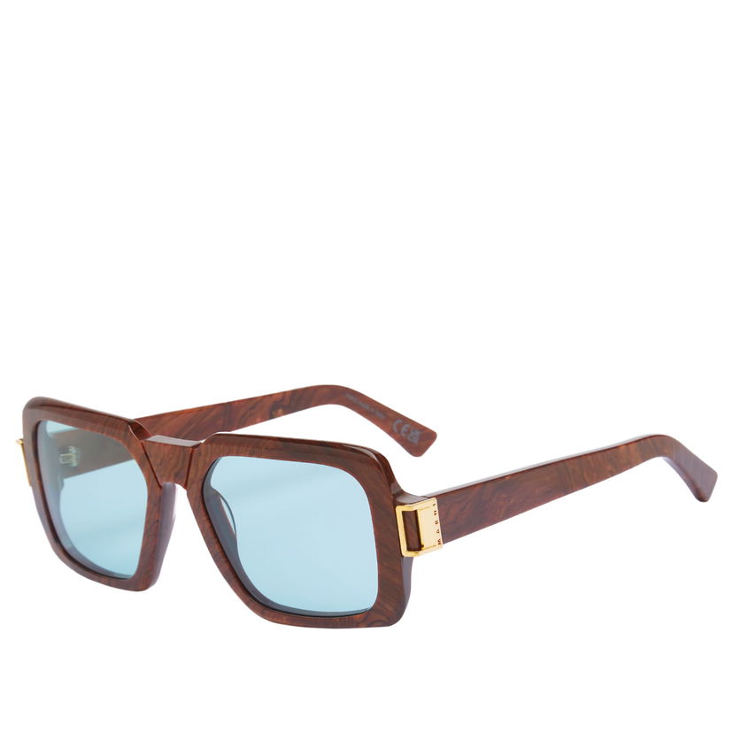 Slnečné okuliare RETROSUPERFUTURE Retrosuperfuture x Marni Zamalek Radica Square Frame Sunglasses Hnedá | 8059026116723