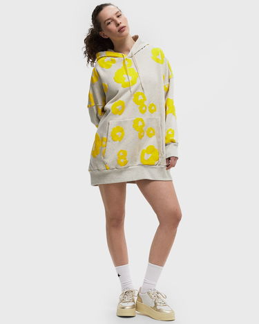Mikina Autry Hoodie Dress with Floral Print Šedá | HDPW80JN, 2