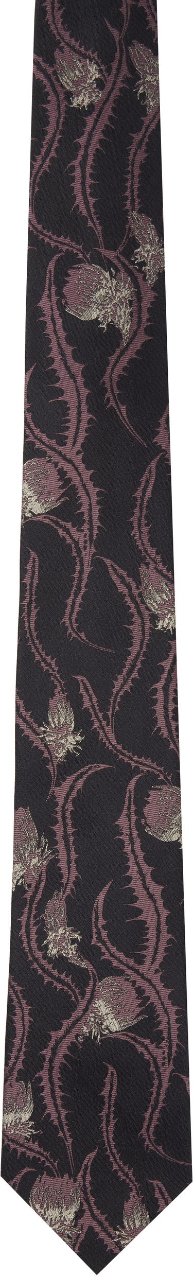 Opasok Dries Van Noten Dries Van Noten Thistle Print Silk Tie Fialová | 251-021602-1902, 0