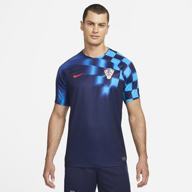 Dres Nike Croatia 2022/23 Stadium Away Dri-FIT Football Shirt Modrá | DN0683-498, 0