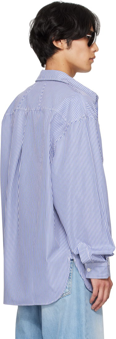 Košeľa Rhude Rhude Side Logo Long Sleeve Shirt Modrá | RHPF25SR10012, 2