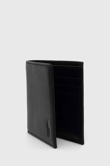 Peňaženka Polo by Ralph Lauren Polo Ralph Lauren Leather Wallet Čierna | 405913723, 1