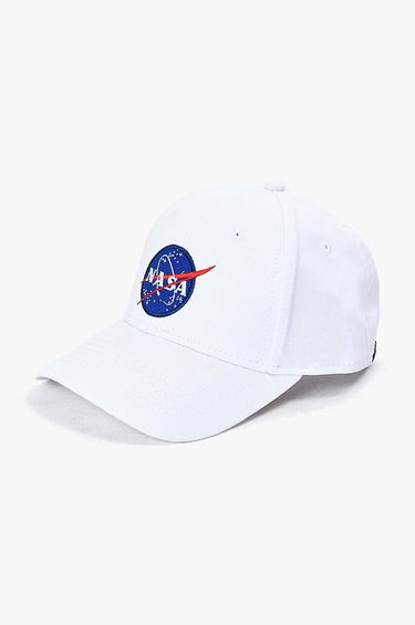 Šiltovka Alpha Industries NASA Baseball Cap With Applique Biela | 186903.09, 1