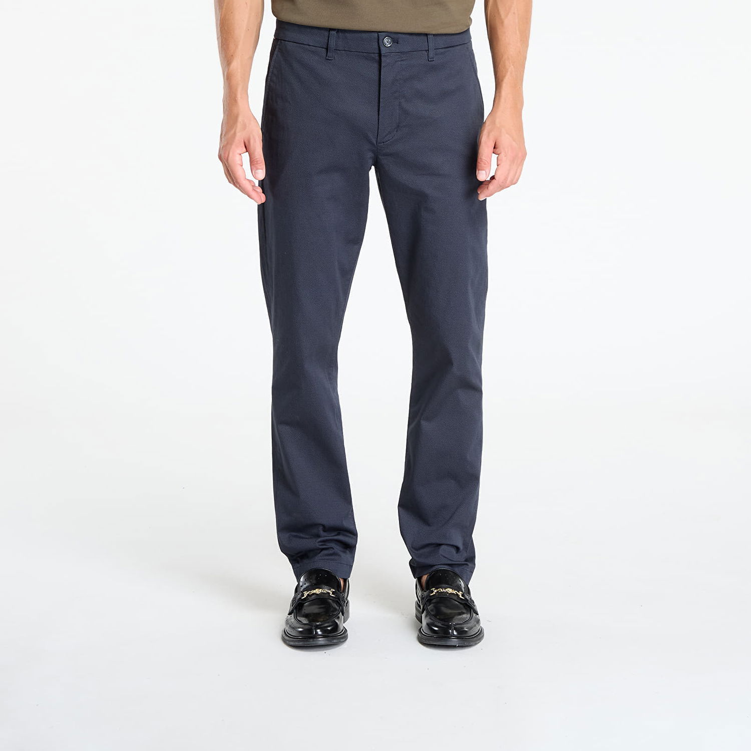 Nohavice Tommy Hilfiger Tommy Hilfiger Denton Printed Structure Chino Pants W33/L32 Navy | MW0MW39700 DW5, 0