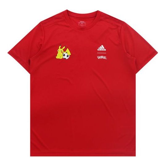 Tričko adidas Originals Pokémon Crossover Training Short Sleeve T-Shirt Červená | GN3001, 0