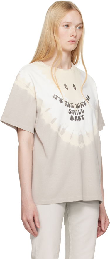 Tričko Maison Margiela MM6 Maison Margiela Tie-Dyed T-Shirt Béžová | SH2GC0025 M20110, 4