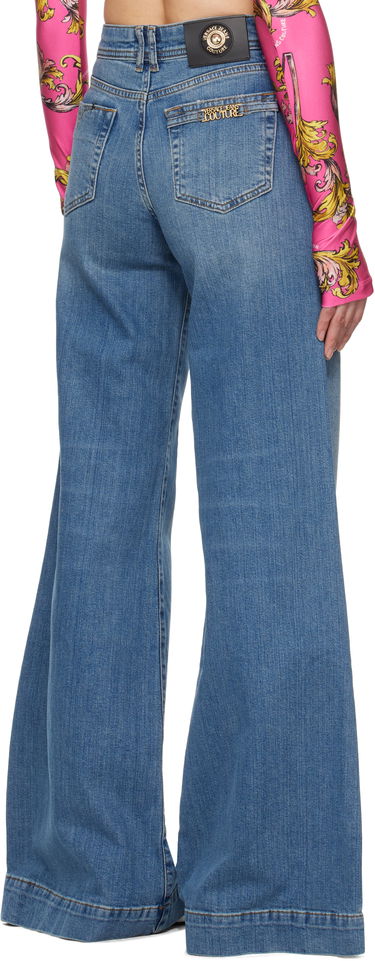 Džínsy Versace Versace Jeans Couture Flared Jeans Modrá | E78HAB561_ECDWA8, 2