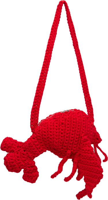 Taška cez rameno Charles Jeffrey Loverboy Charles Jeffrey LOVERBOY Crochet Lobster Shoulder Bag Červená | 54120401, 2