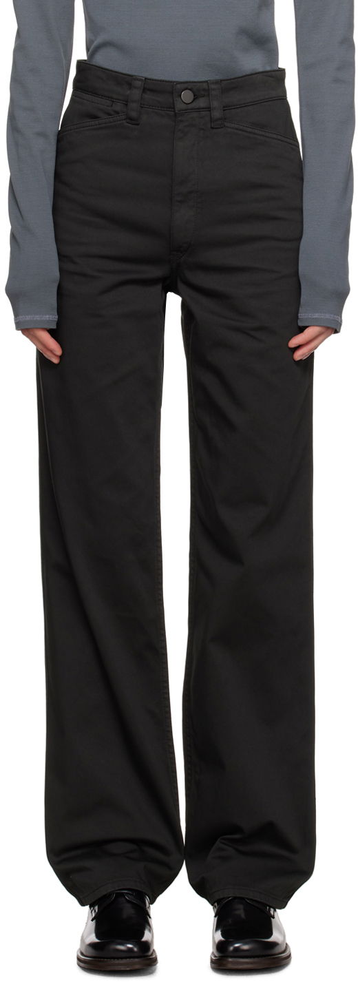 Cargo nohavice LEMAIRE Lemaire Straight-Leg Trousers Zelené | PA1057 LF1139, 0