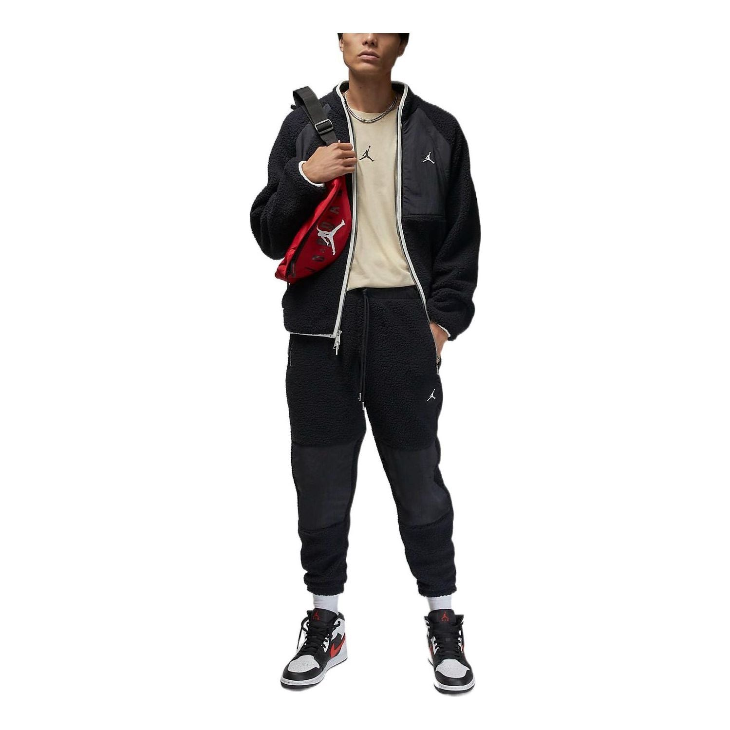 Súprava Nike Side Logo Joggers Čierna | DV1570-010, 0