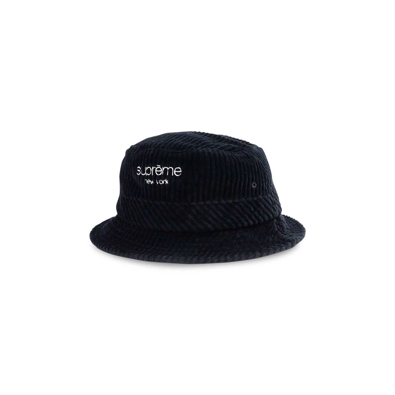 Klobúk Supreme Wide Wale Corduroy Crusher Hat Čierna | SS20H112 BLACK, 1