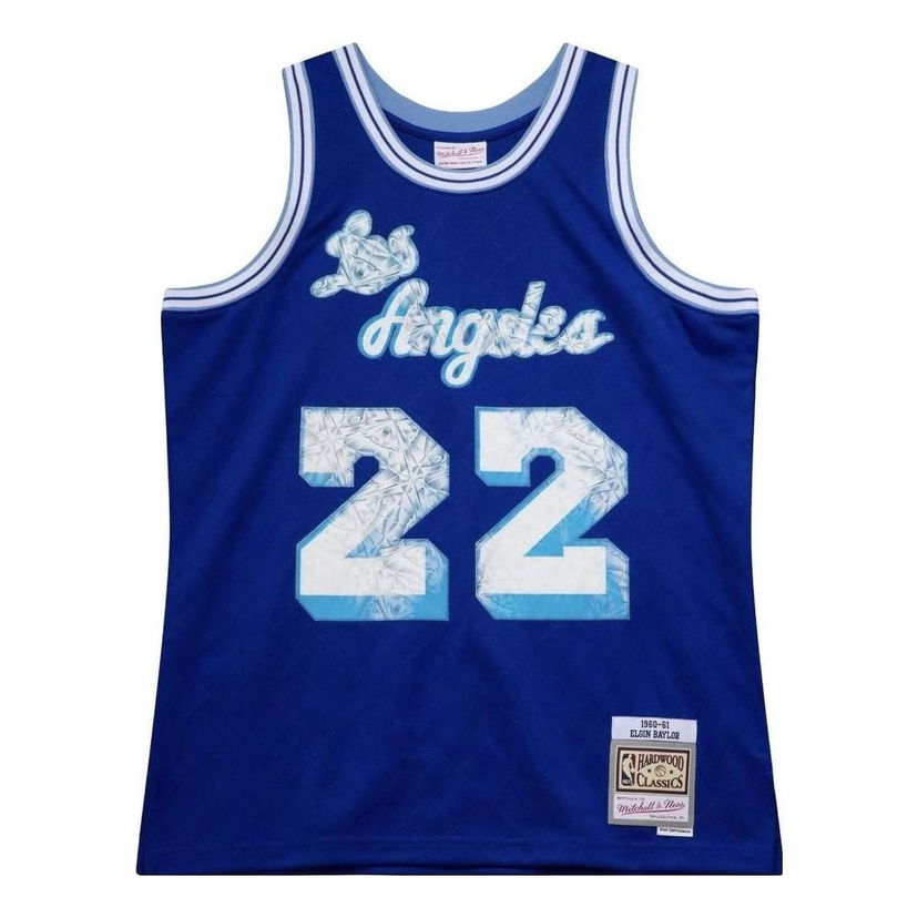 Dres Mitchell & Ness NBA Los Angeles Lakers Elgin Baylor Swingman Jersey Modrá | SMJY1202-LAL60EBYBLUE