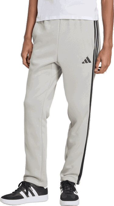 Tepláky adidas Performance Sportswear Essentials Three Stripes Fleece Open Hem Sweatpants Šedá | jx0715, 4