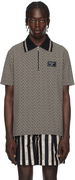 Maze Print Polo Shirt