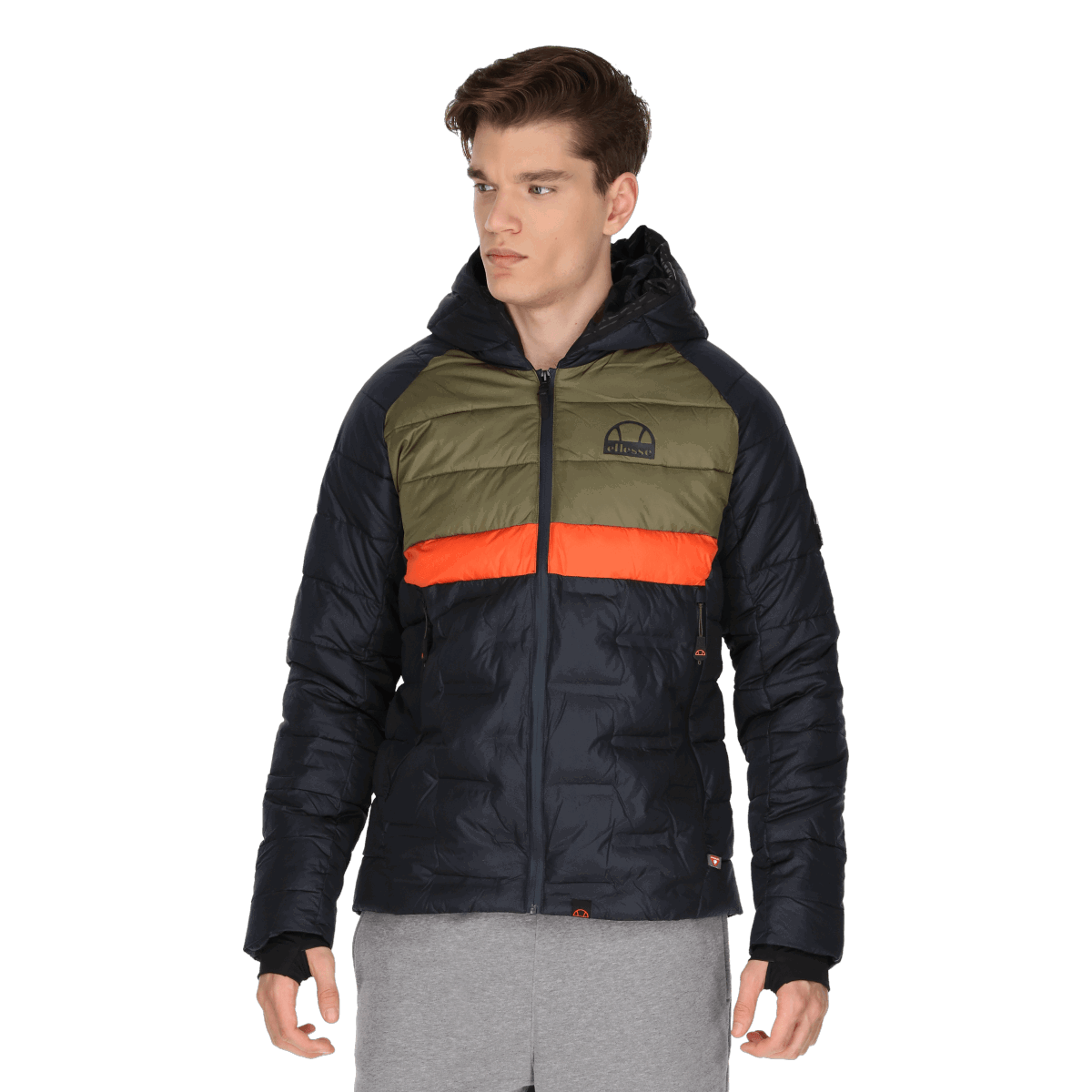 Prešívaná bunda Ellesse Hooded Quilted Jacket Rôznofarebný | SXK11722-011, 0