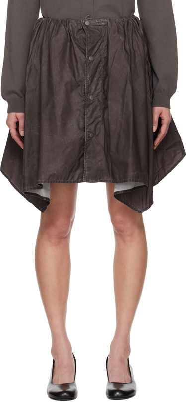 Sukňa OUR LEGACY Our Legacy Mainsail Miniskirt Hnedá | W2254MA, 0