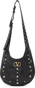 Valentino Garavani Boho Small Studded Nappa Leather Hobo Bag