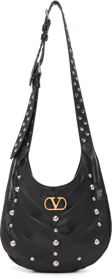 Kabelka Valentino Valentino Garavani Boho Small Studded Nappa Leather Hobo Bag Čierna | 7W0B0S63PXJ, 0